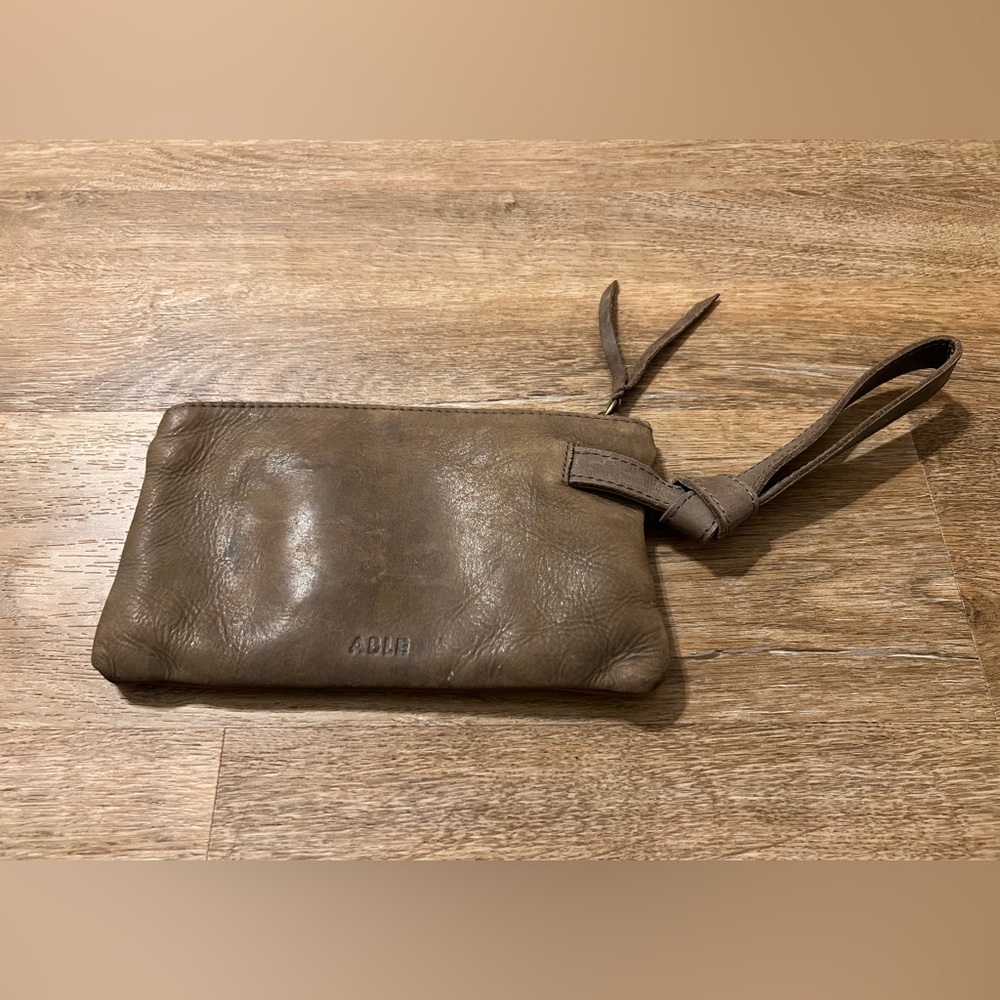 ABLE Rachel Wristlet in Brown